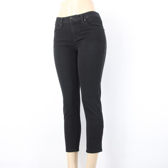 Joes Jeans The Audrey Sz 25 x 25 Black Denim Retro Ankle Pockets Cotton Jeans - Picture 5 of 16
